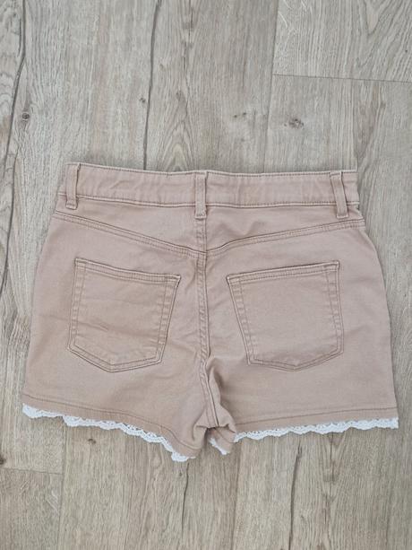 Kratase bavlnené hm béžové, h&m,140