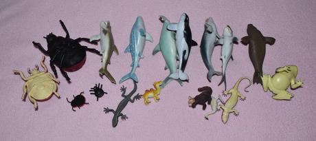 Zvieratká mix 17 kusov,