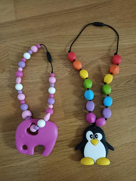 Silikónové hryzátka / náhrdelník,