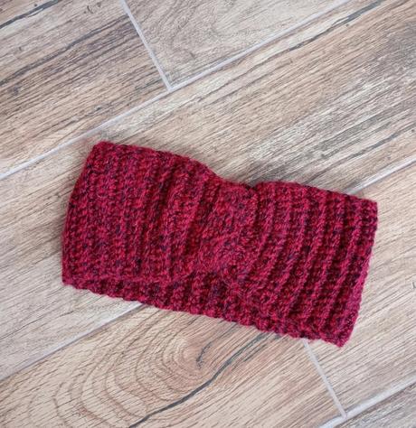 Dámska pletená čelenka, 