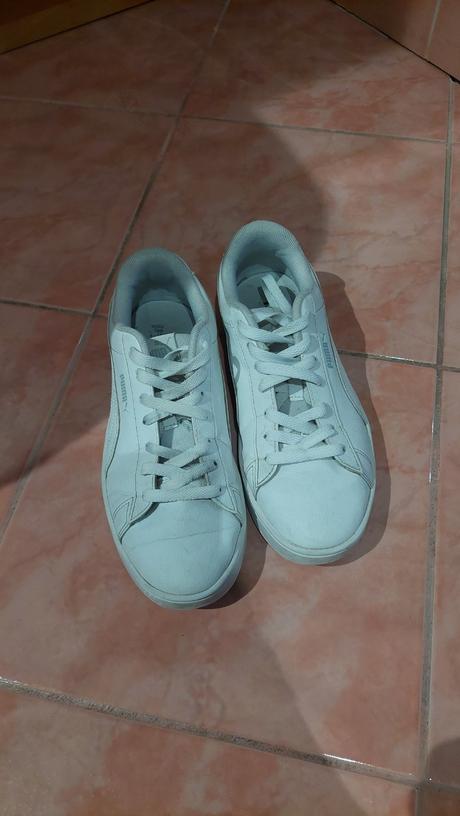 Biele dievčenské puma tenisky, puma,38