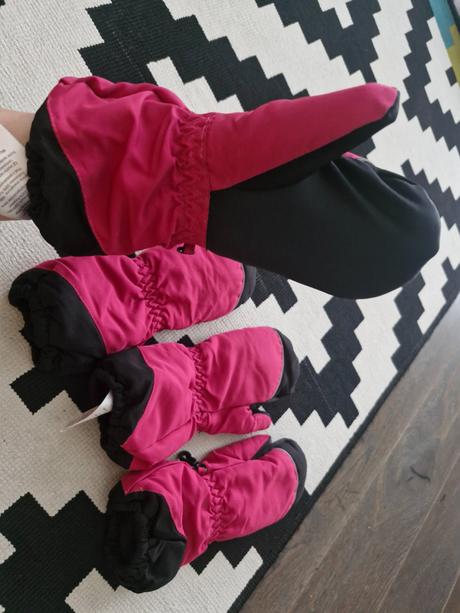 Skvele hrejive rukavice-palciaky na 6-8r. a 8-10r., 128