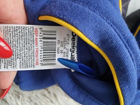 Obojstranna bundicka/mikina, desigual,116