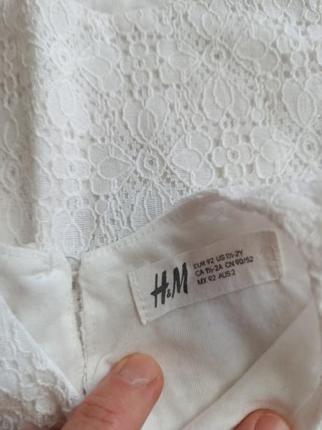 Súrodenecké šaty 92 a 122/128, h&m,92