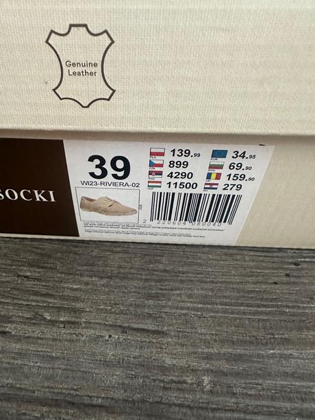 Kožené poltopánky, lasocki,39