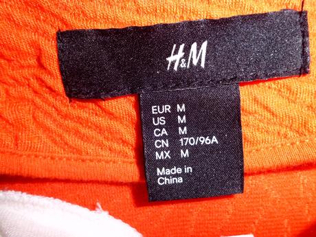 Úplet tmavooranžové, h&m,m