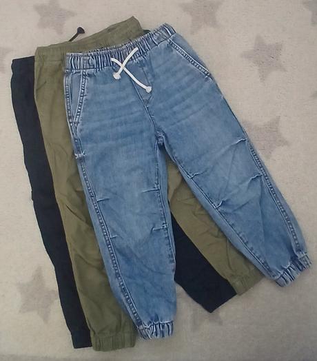 Nohavice 3ks, hm, vel.110, h&m,110
