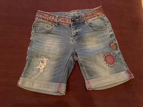 Riflové šortky desigual 26, desigual,xs