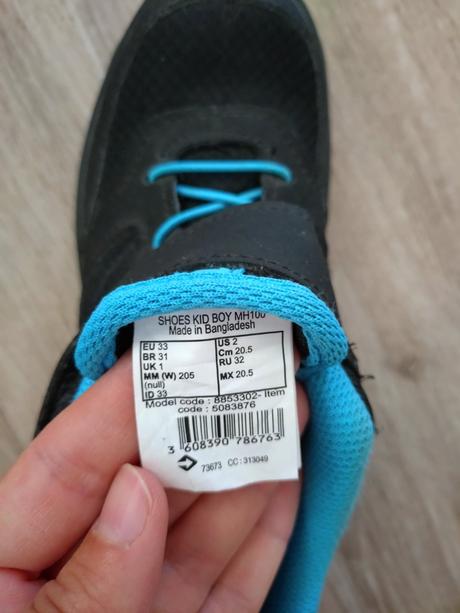 Turistické topánky pre deti decathlon 33, quechua,33