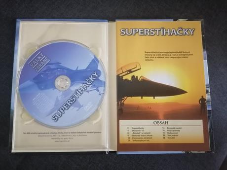 Dvd s knižkou superstíhačky (války a zbrane), 