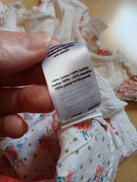 2x letné šatičky v.62 / 1-3mesiace, f&f,62