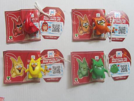 Angry birds z kinder joy,