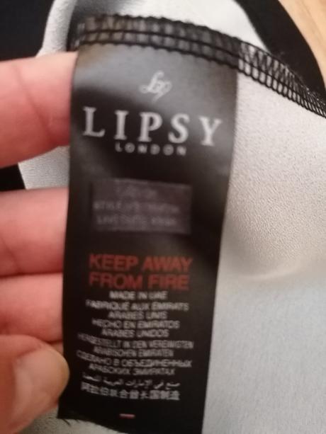 Krásne čiernobiele šaty lipsy veľ. 38, lipsy london,38