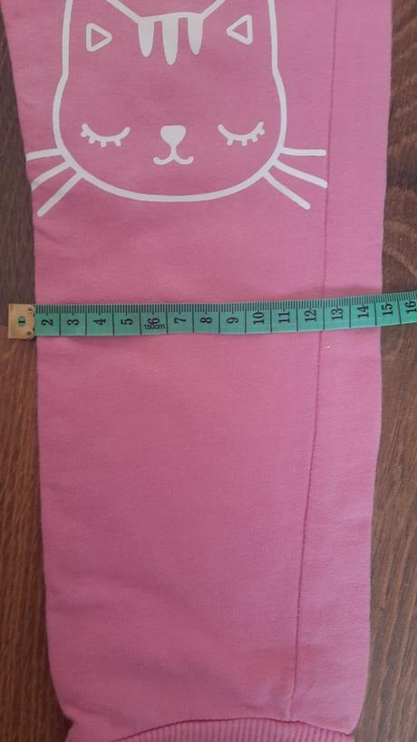 Ružové tepláky, h&m,128