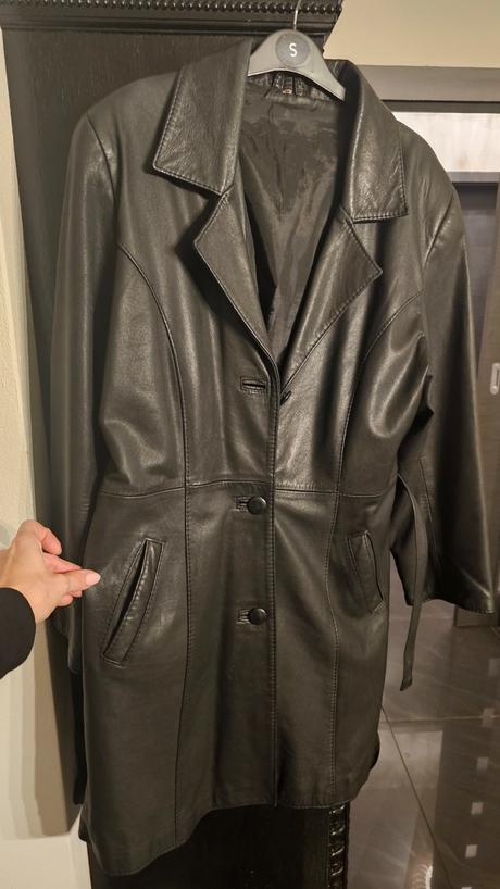 Kožená bunda, kabát, 40