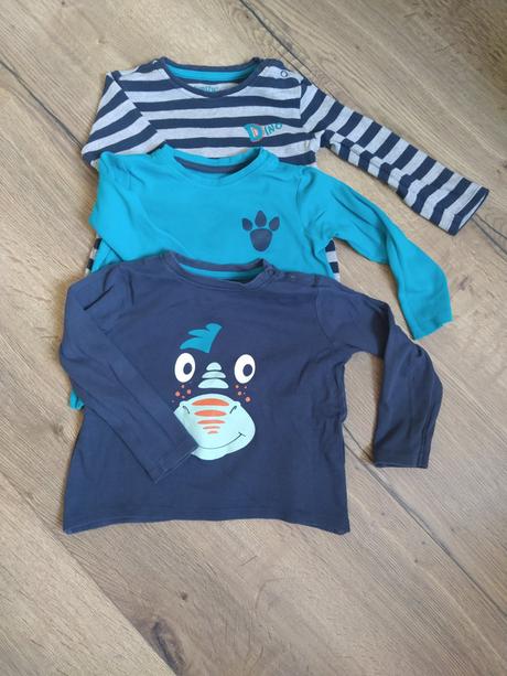 Tričko 3 ks (86/92), lupilu,86