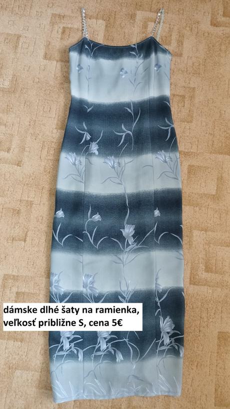 Dámske šaty na ramienka, s