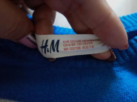 Mäkký sveter h&m 122/128, h&m,122