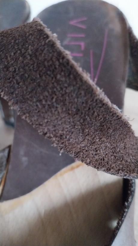 Kožené dreváky na podpätku, 39