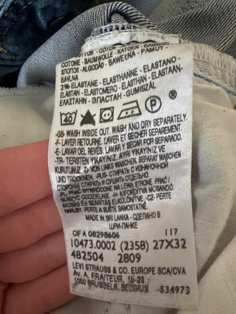 Levis skinny rifle 27x32, levis,s