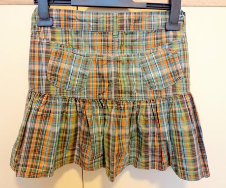 Káro krátka sukňa dámska, dievčenská xs/s, xs