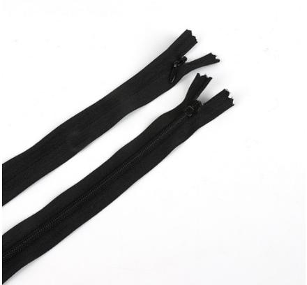 Skrytý zips čierny 35 cm a modrý 50 cm,