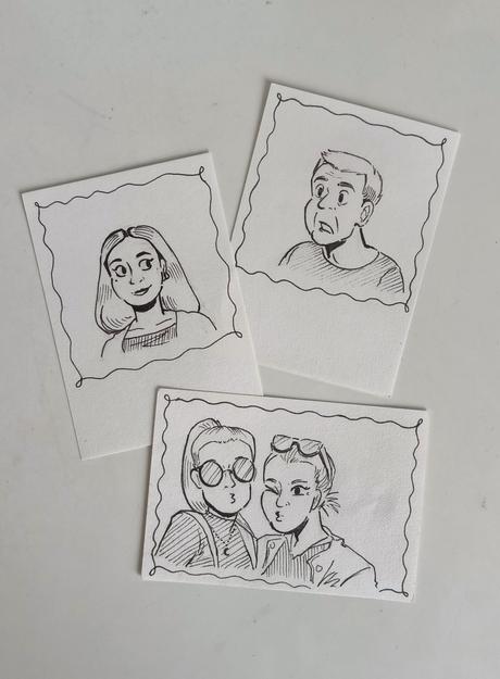 Kreslenie portrétov v štýle cartoon,