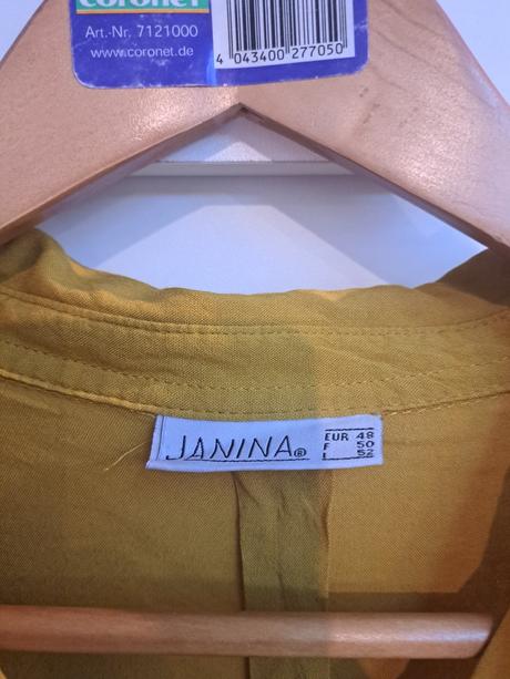 Horčicová dlhá košela, 48