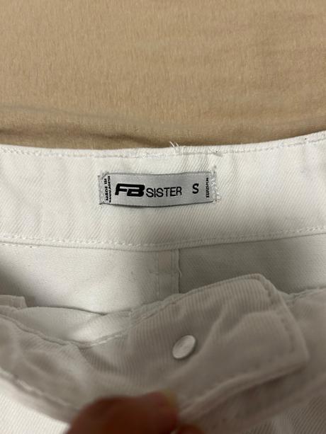 Biela riflova sukna, fishbone,s