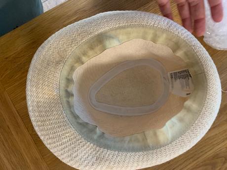 Hm slamený klobúk 128/134/140/146, h&m,134