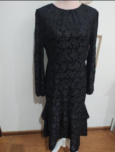 Šaty s volanovou sukňou, orsay,38