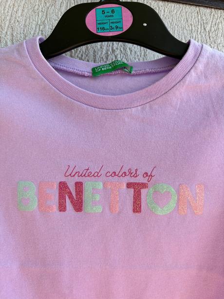 Dievčenské tričko benetton, benetton,98