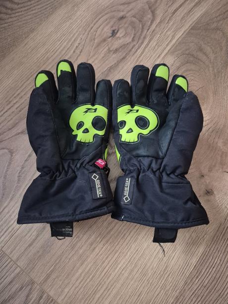 Zanier lyžiarske detské reflexné rukavice, 116