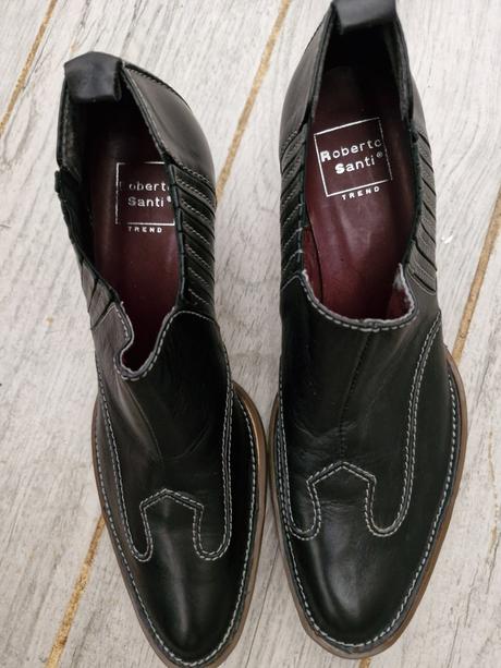 Dámske kožené topanky, 39