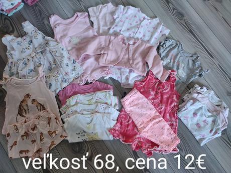 Oblečenie pre dievčatá, 68–80