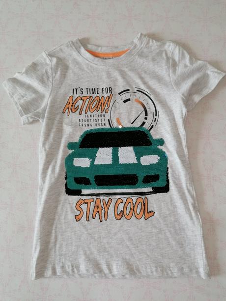 Tričko s flitrami, 128