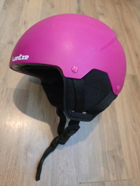 Detská ružová lyžiarska prilba 48-52cm, s