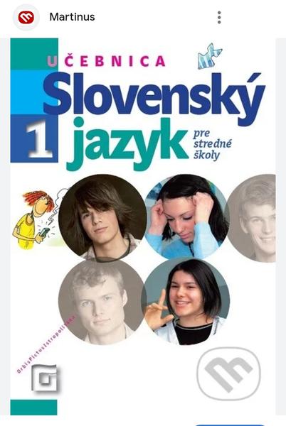 Kde zohnať učebnicu slovenčiny pre stredné školy?
