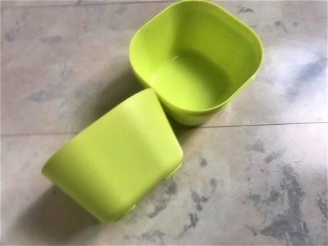 Plastové mištičky na kompót 4ks, 