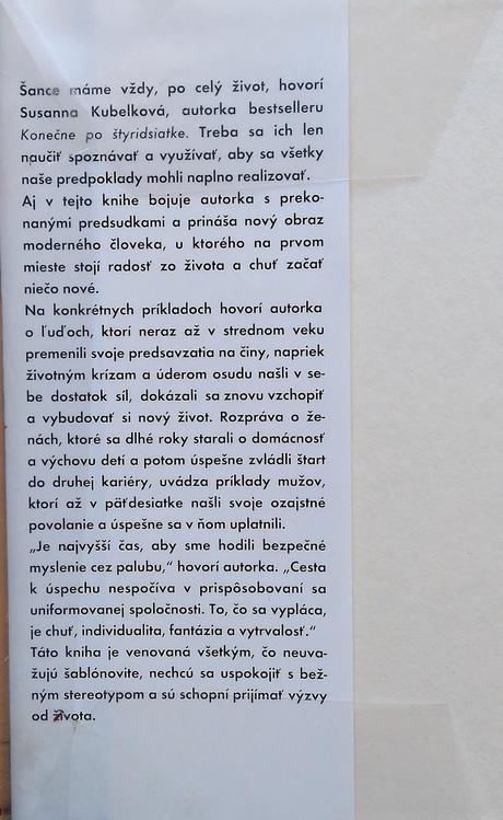 Začínam znova, šťastie a úspech v druhej kariére, 