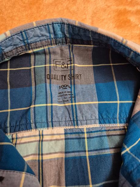 Chlapčenská károvaná košeľa, f&f,122