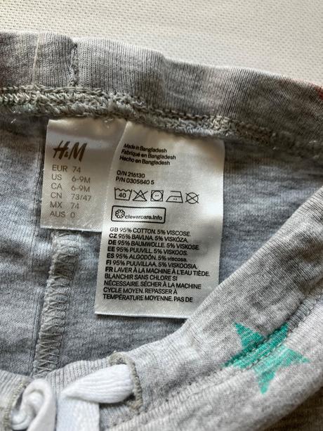 Teplaky, h&m,80