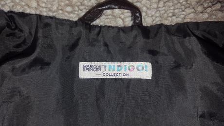 Koženková bunda 3-4 roky, marks & spencer,104