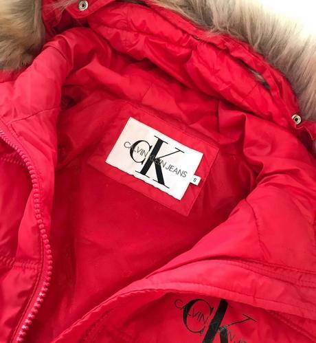 Bunda calvin klein páperová s-m, calvin klein,m