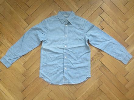 Košeľa s dlhým rukávom, h&m,140