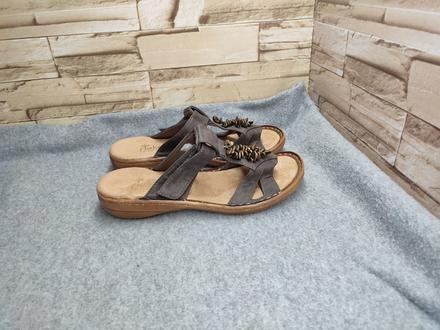 Rieker 37 - dámske šedé šľapky, rieker,37