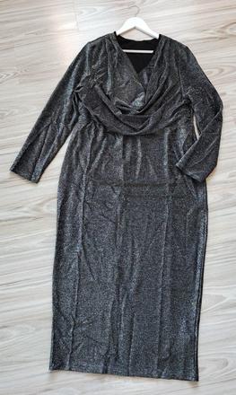 Elegantné midi šaty, xxxl