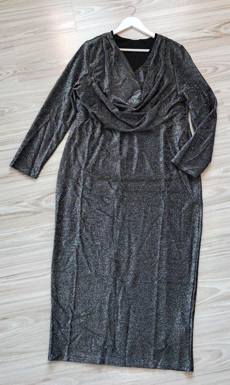 Elegantné midi šaty, xxxl