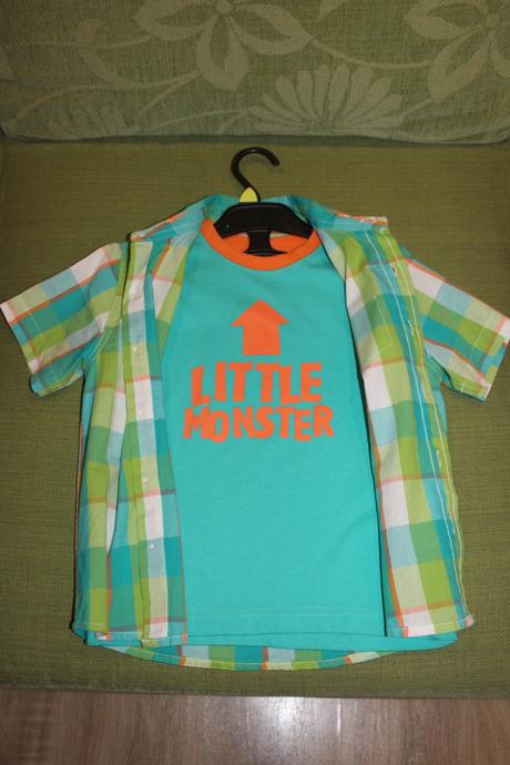 Set - raz oblečené tričko a košeľa, george,116