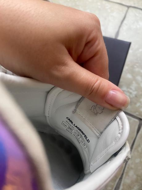 Biele tenisky karl lagerfeld, karl lagerfeld,36